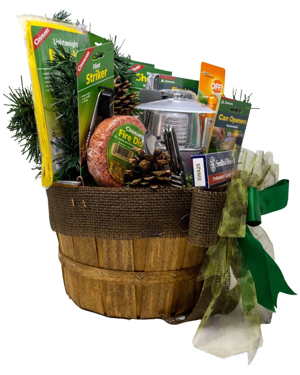 Picture of: Camping Essentials Gift Basket  Gifts for Outdoorsmen – Powers