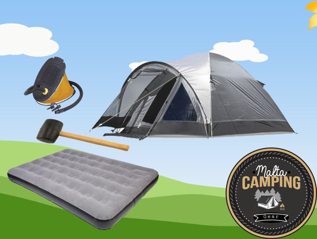 Picture of: Tent Starter Pack –  Men – Malta Camping Gear